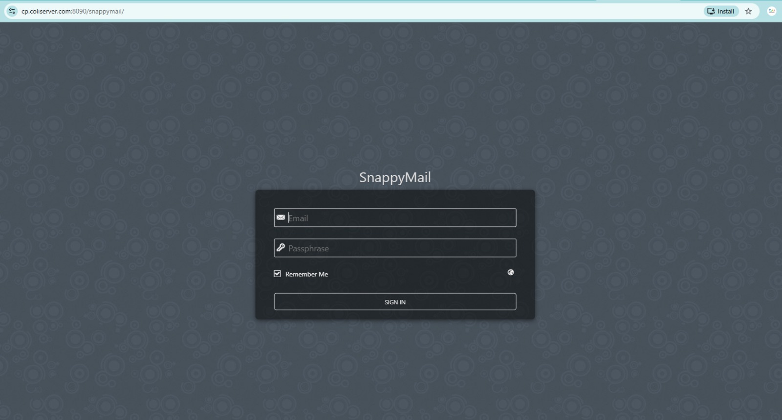 snappy mail screen shot